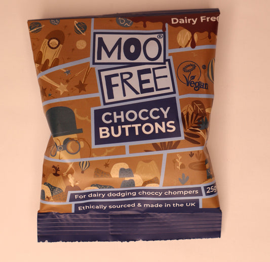 Moo Free Chocolate Buttons 25G