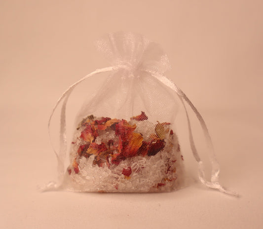 Bath Salts & Dried Flower Petals Pouch