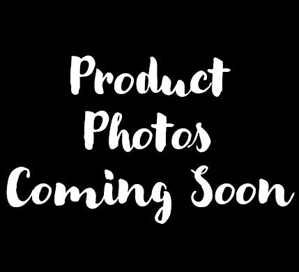 Placeholder image with 'Product Photos Coming Soon' text on a black background